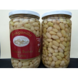 Alubias pochas en conserva 660g Aragonillo